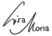 Lisa Mona Logo Signatur dunkel